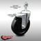 Service Caster 5 Inch SS Soft Rubber 1/2 Inch Threaded Stem Caster with Total Lock Brake SCC SCC-SSTSTTL20S514-SRS-121315 - alternate 2
